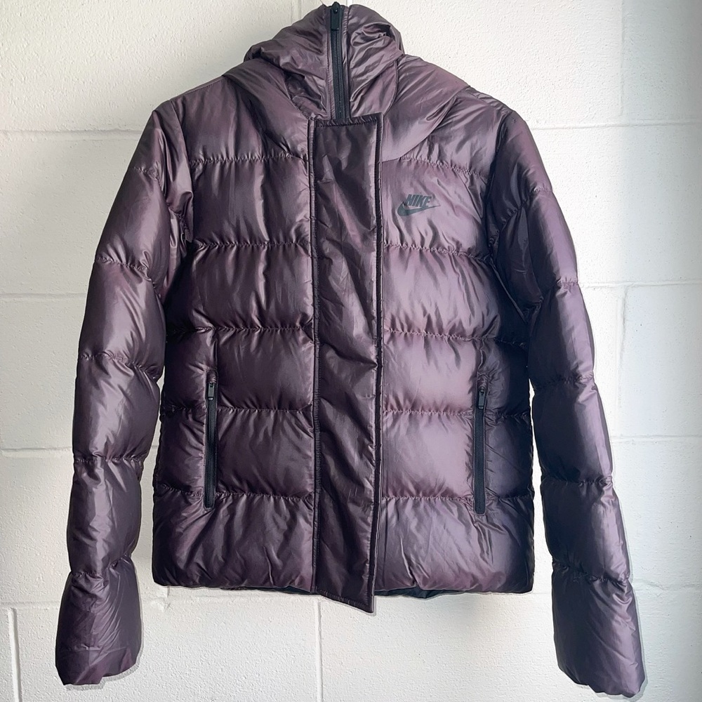 Nike Puffer Purple Winter Coat Jacket